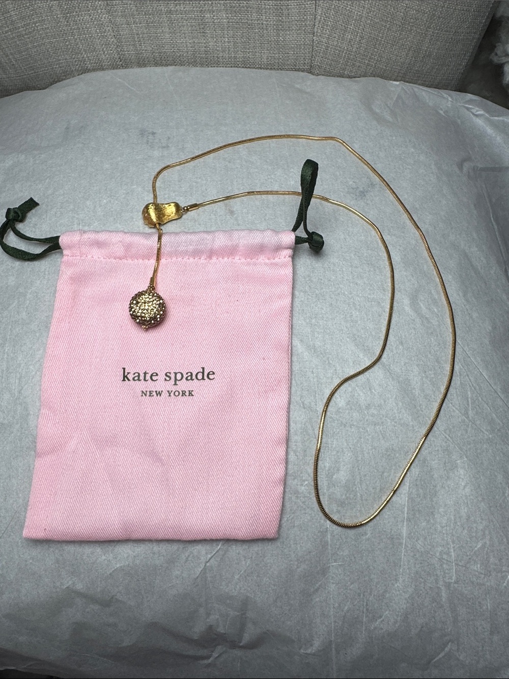 Necklace pouch likely for small handbag/mini bag accessory